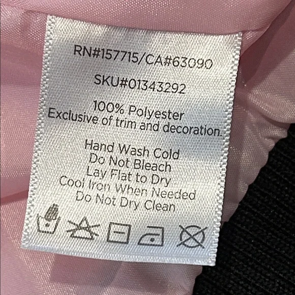 Spirit Pink Satin Sequin Poodle Jacket size Large 50s Grease Costume Halloween - Picture 10 of 17